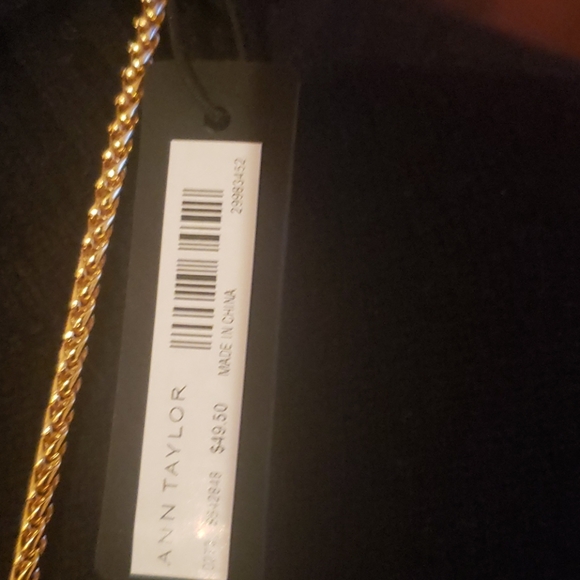 NWT Ann Taylor Linked Metal Pendant - Picture 6 of 6